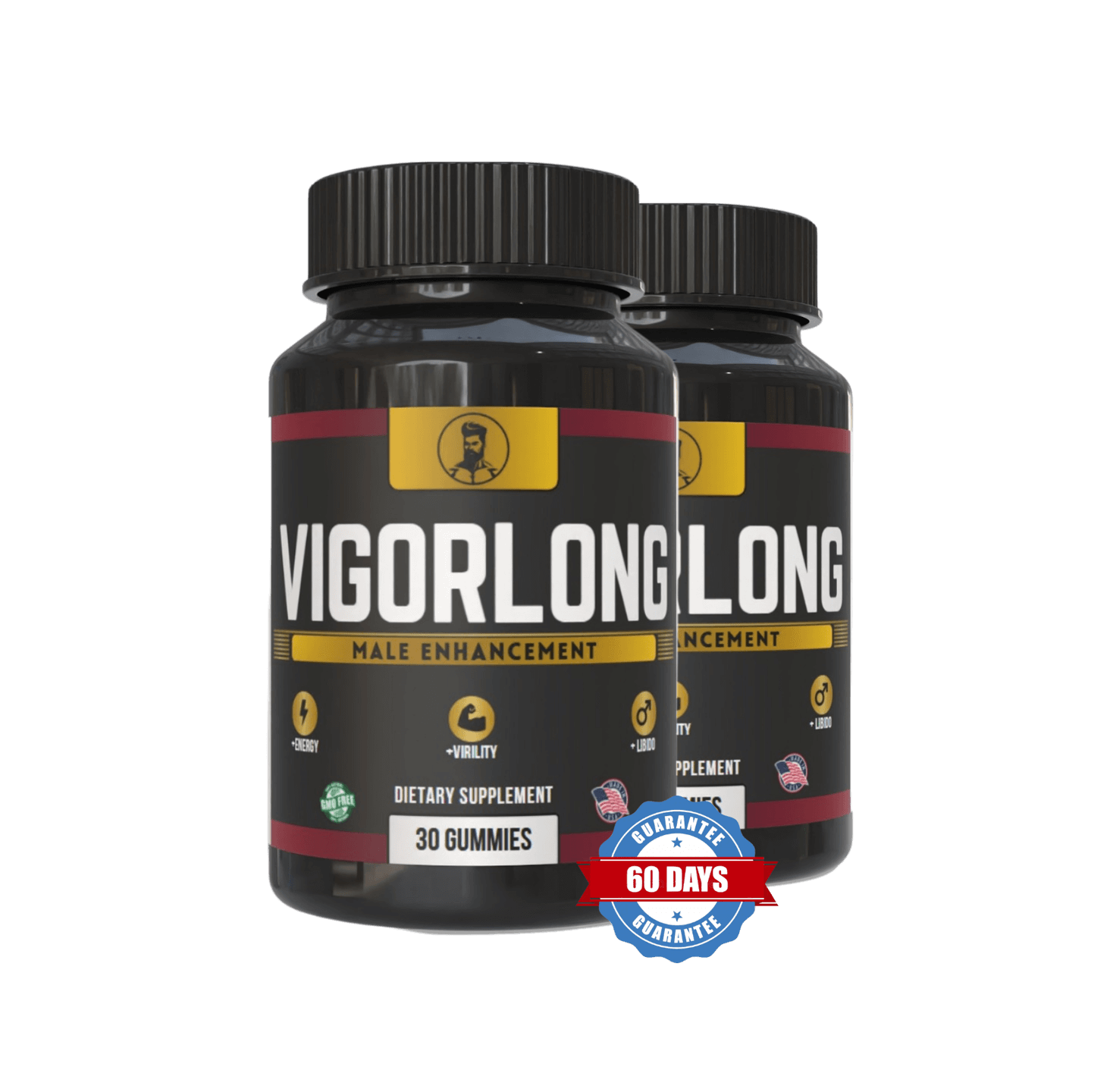 VigorLong 2-bottle pack — 60 day supply
