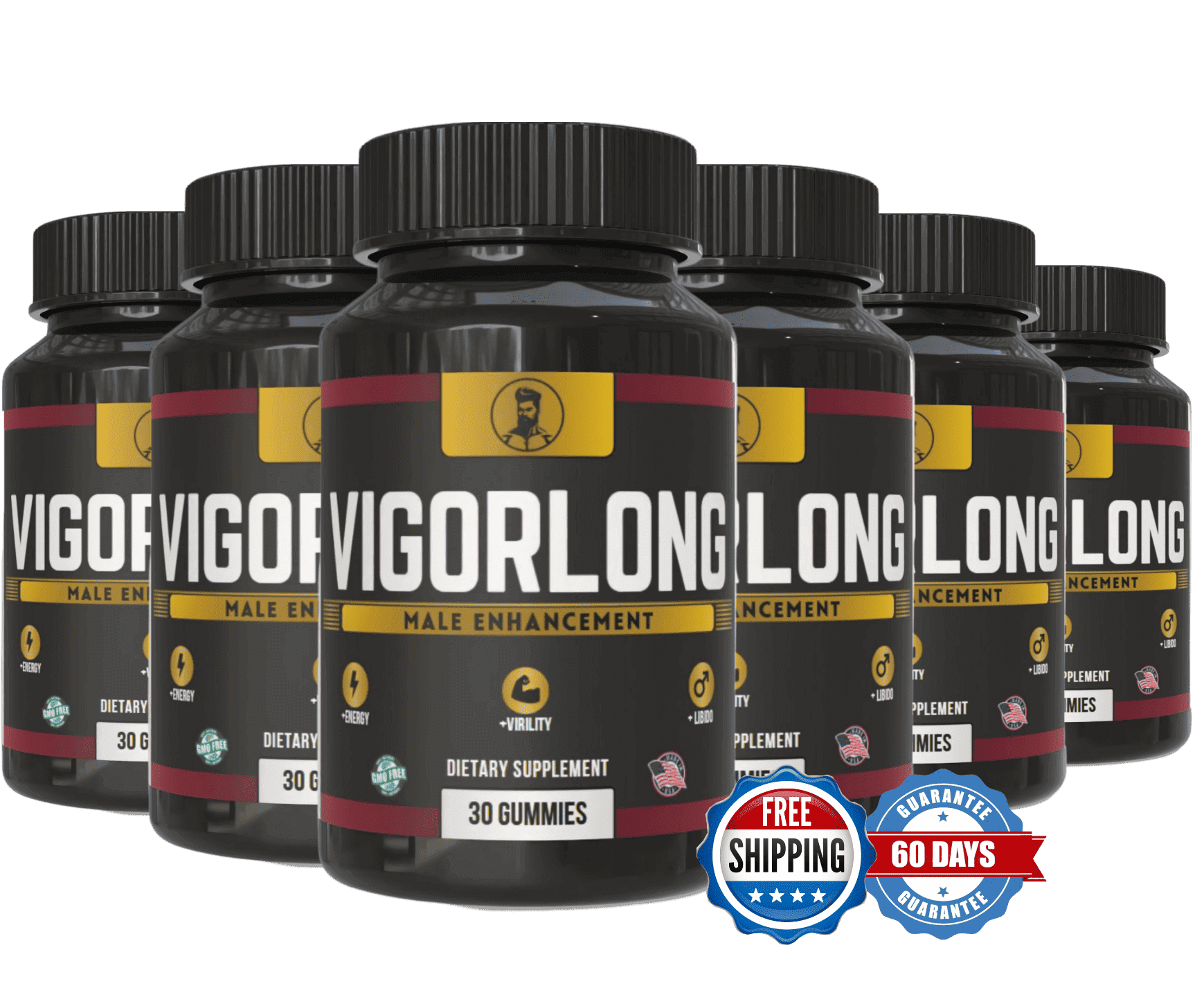 VigorLong 6-bottle pack — best value 180 day supply
